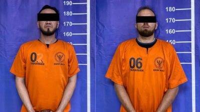 Dua WNA Kazakhstan Keciduk BNN Saat Ambil Paketan Sabu di Gianyar